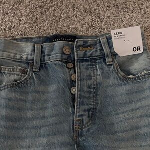 Aeropostale Women's Light Blue Boyfriend Jeans